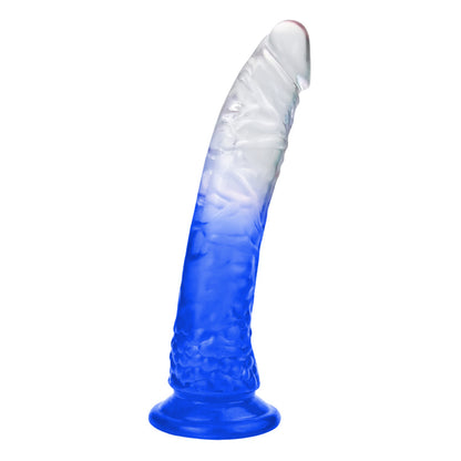 Dildo Colores Ventosa y testiculos Lashmi Rojo