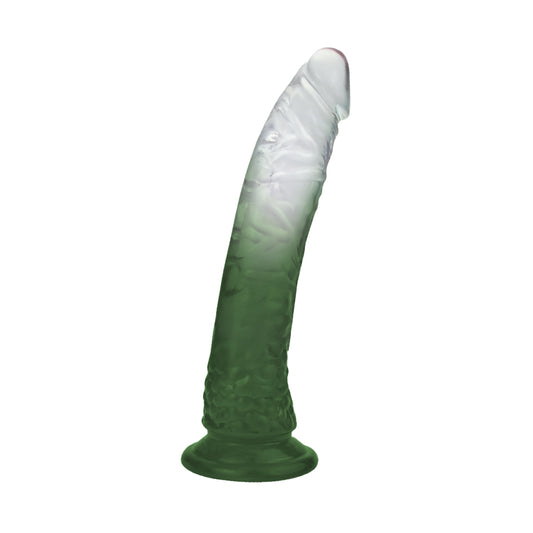 Dildo Colores Ventosa y testiculos Lashmi Rojo