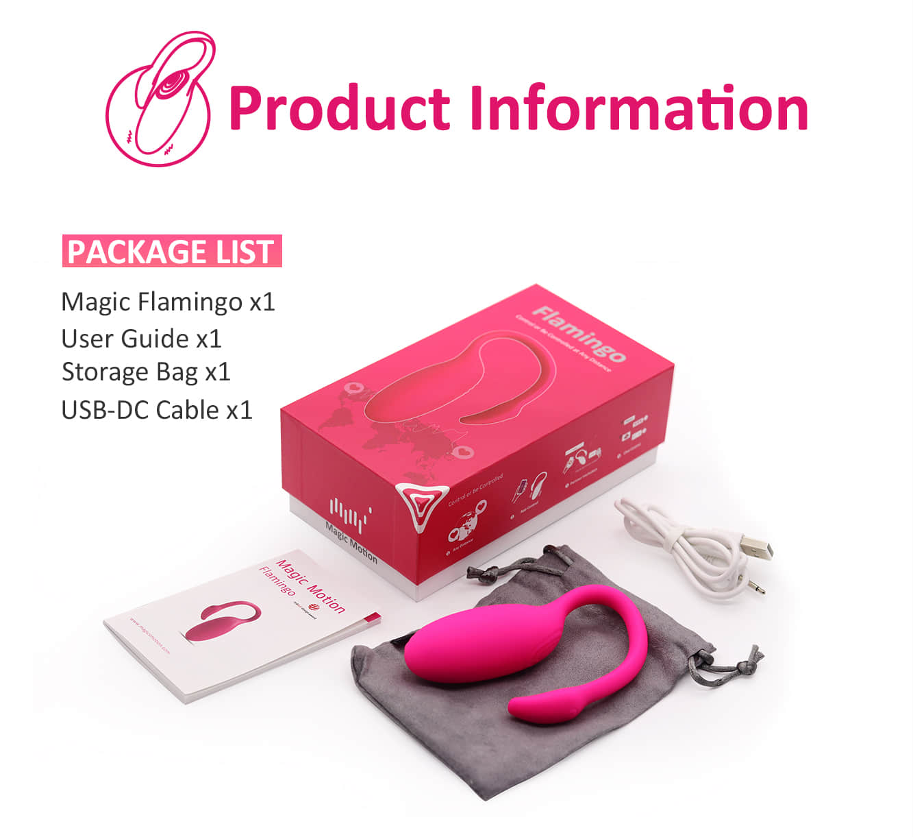 Huevo vibrador magic flamingo