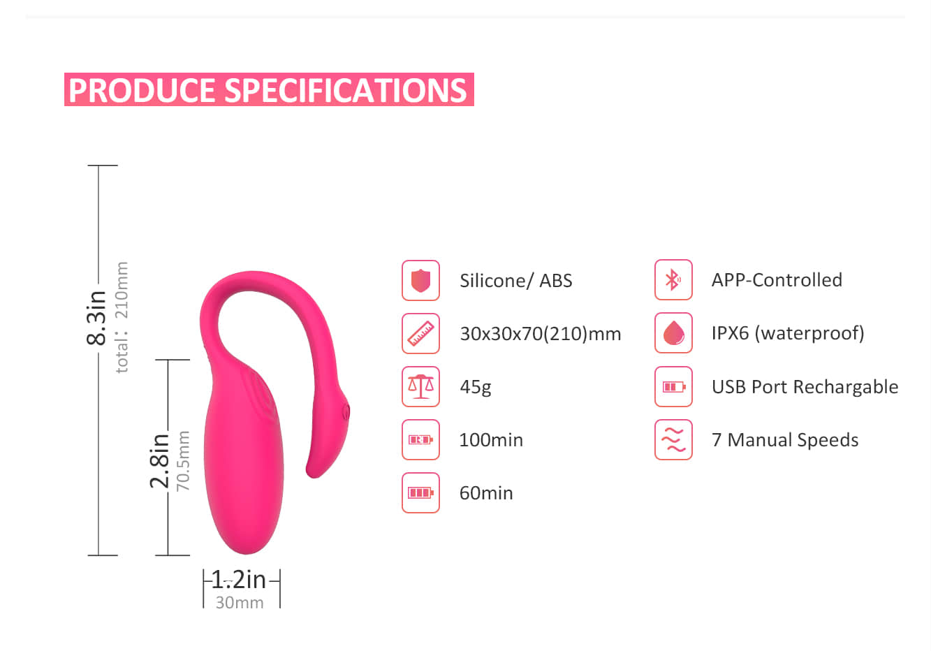 Huevo vibrador magic flamingo