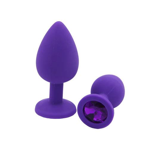 Plug Anal Joya en silicona médica Talla M